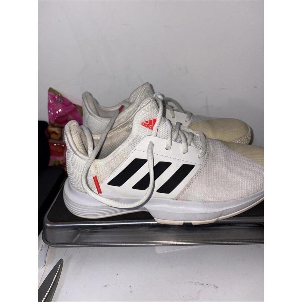 Adidas Game Court Ladies 6.5 Tennis Pickleball Shoes Sneakers‎ White FZ4286